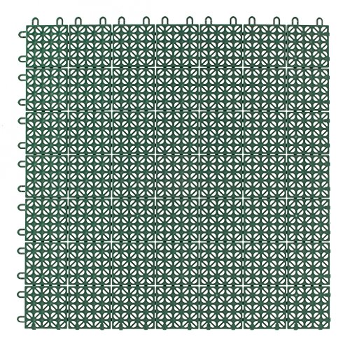 Multiplate 03MPVE - Azulejos Flexibles de plástico, 55,5 x 55,5 cm, Color Verde