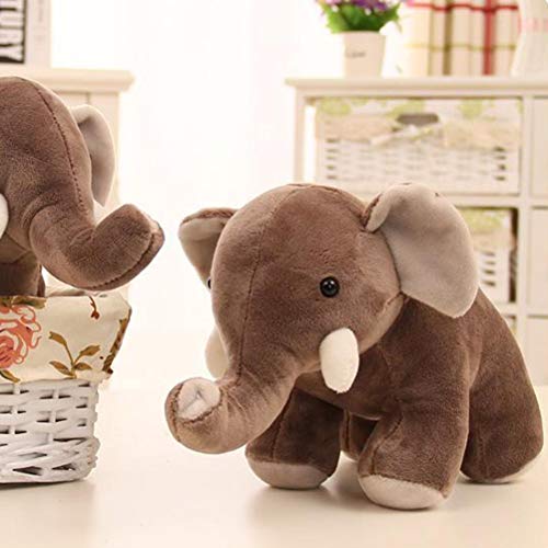 Muñeca de elefante de 25 cm juguete de felpa pluma relleno de algodón almohada de hojaldre almohada de habitación de bebé almohada apaciguar almohada de elefante dormir suave animales de peluche