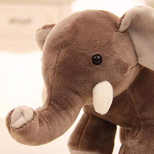 Muñeca de elefante de 25 cm juguete de felpa pluma relleno de algodón almohada de hojaldre almohada de habitación de bebé almohada apaciguar almohada de elefante dormir suave animales de peluche