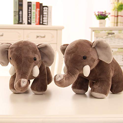 Muñeca de elefante de 25 cm juguete de felpa pluma relleno de algodón almohada de hojaldre almohada de habitación de bebé almohada apaciguar almohada de elefante dormir suave animales de peluche