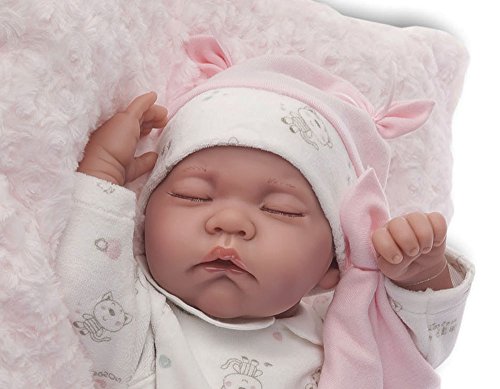 Muñecas Antonio Juan - Muñeca Luna acostadita, Color Rosa (3348)