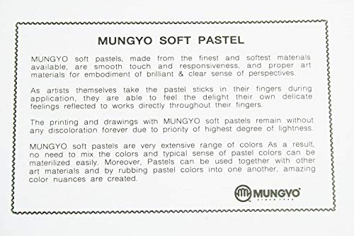 Mungyo Tiza Soft Pastel Cuadrado Conjunto De 64 Colores