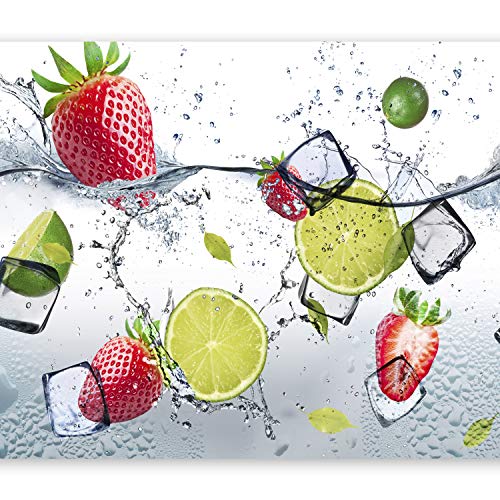 murando Fotomurales autoadhesivo Aqua 196x140 cm Papel Pintado Decoración de Pared Murales Pegatina decorativos adhesivos 3d moderna de Diseno Fotográfico Fruta - 10110908-2