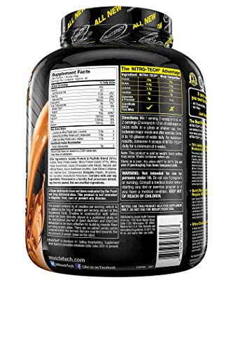 Muscletech Suplemento para Deportistas Nitro Tech Performance Series, Sabor de Chocolate - 1800 gr