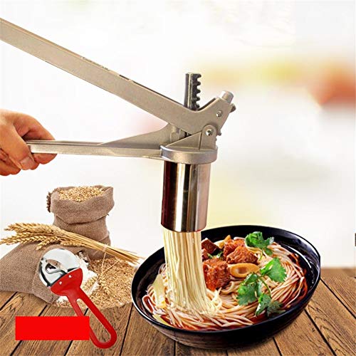 Muuzoning - Máquina profesional de acero inoxidable para hacer tallarines, espagueti, fideos de arroz, pasta, verduras, frutas, utensilio multifuncional de cocina