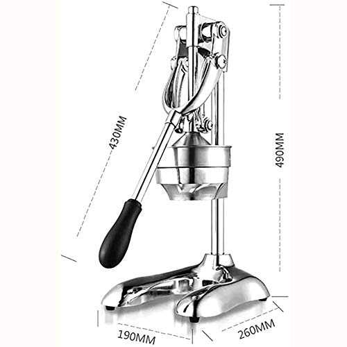 MxZas - Exprimidor automático de mano de acero inoxidable - Máquina de exprimir naranja y limón - Multifunción de zumo sano y natural para usar en un restaurante familiar GGSM Jzx-n