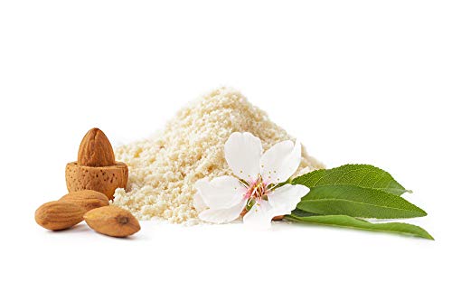 Mynatura - harina molida de almendras blancas 100 % (bajo contenido en carbohidratos, sin gluten, fino, con fibra, vegano, para batidos)