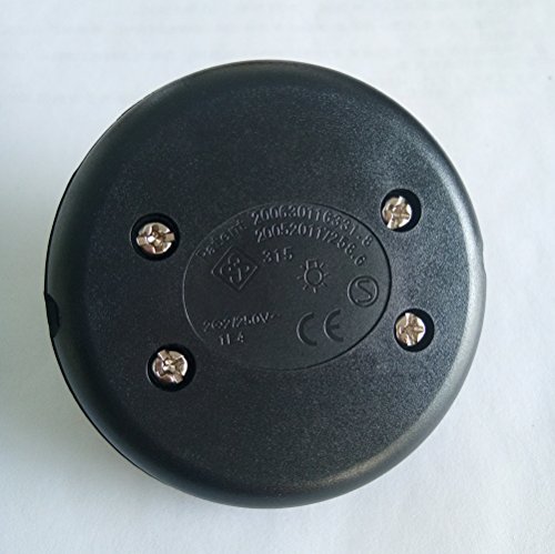 MZMing [1 Pack] Interruptor de presión en línea para pie para lámpara estándar para 2 o 3 Core Flex In Black para lámpara de pie y mesa - Interruptor de 70 mm de diámetro