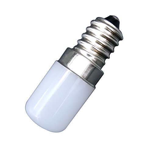 MZMing [2 Piezas] E14 Tornillos Pequeños LED Bulb 1.5W Bombillas Reemplaza 15W Bombilla Halógena-6000K Blanco Frío 180lm de-no Regulable Bajo en Calorías para Usado para Refrigerador