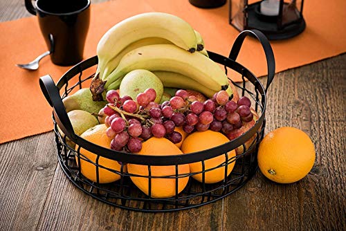 MZQ De Frutas y Verduras Cesta de la Magdalena Soporte de exhibición Cesta del Huevo Redondo de Alambre de Malla Cesta de Aperitivos Caja de Almacenamiento,A