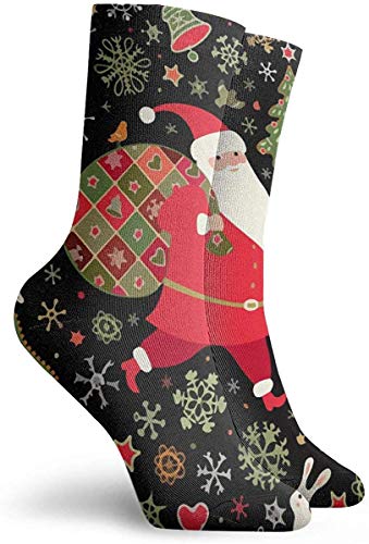 N / A Buntes Giraffenmuster Geometrische Unisex-Freizeitsocken divertidos Crew-Socken Rutschfeste verrückte calcetines Kleidersocken 30 cm / 11,8 Aduanas