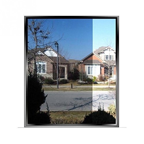 N / A Película de Ventana de Espejo unidireccional Etiqueta de Vidrio Reflectante Solar Capa de Plata Tinte Habitación Decoración de Papel Tapiz B36 50x200cm