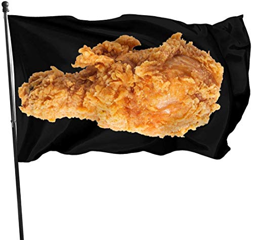 N/A Bandera de la Guardia Americana, Banderas de Bienvenida, crujientes, Patas de Pollo Fritas, más Gruesas, Uso Exterior, Patio para protección UV, decoración de Patio y Deportes de 3 x 5 pies