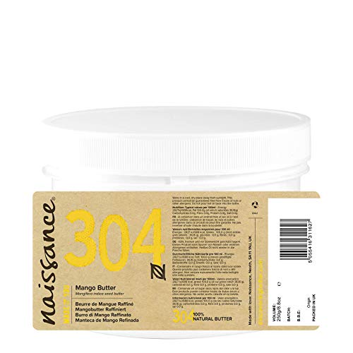 Naissance Manteca Natural de Mango 250g - Refinada, vegana y no OGM