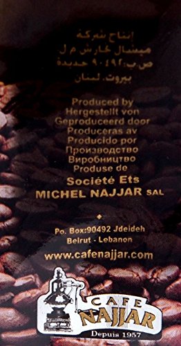 Najjar 100% ARÁBICA Café con cardamomo molido 200g (1 Pack)