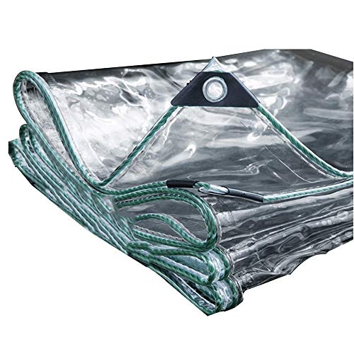 NANFENG Lonas Transparente, Invernadero a Prueba de Lluvia Toldos de Plantas Tela Cubiertas Plástico Exterior Jardín Toldo Aislamiento Térmico A Prueba de Polvo 300 G/M², 0.5 mm,2 * 3M