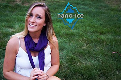 Nano-Ice, Bufanda de enfriamiento, morado (Solid Purple)