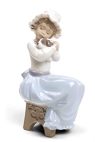 NAO Figura Cachorrillo Mimado (Edición Especial). Niña de Porcelana