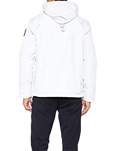 Napapijri Rainforest Pocket, Chaqueta para Hombre, Blanco (Bright White 002), Small