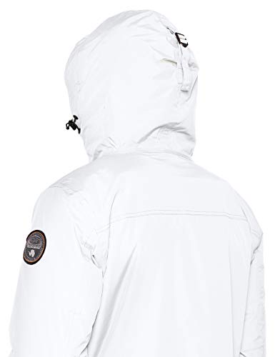 Napapijri Rainforest Pocket, Chaqueta para Hombre, Blanco (Bright White 002), Small