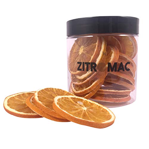 Naranja deshidratada para cóctel. Fruta deshidratada sin azúcar para coctel /decoración / repostería / navidad / bebidas.Rodaja de Naranja seca 100% natural sin aditivos. Tarro pequeño 60 Gr