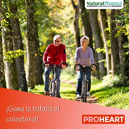 NaturalPharma Probiótico ProHeart Pack x10. Control del Colesterol. Certificación Ecológica. Levadura de Arroz Roja + Vitamina B1. Cápsulas Smart BioCaps®. Sin Gluten, Sin Lactosa, Vegano.