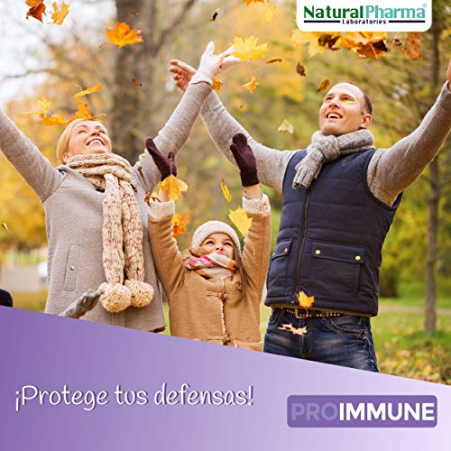 NaturalPharma Probiótico ProImmune. Apoyo para el Sistema Inmunitario. Con Folato. Cápsulas Smart BioCaps®. Certificación Ecológica (Sin Gluten, Sin Lactosa, Vegano).