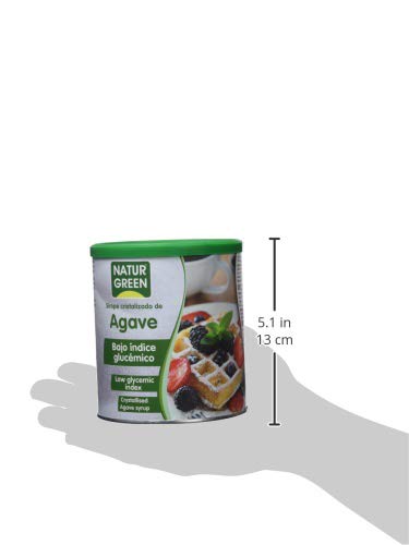 Naturgreen, Sirope cristalizado de Agave, 2 Paquetes de 500gr - Total: 1 kg