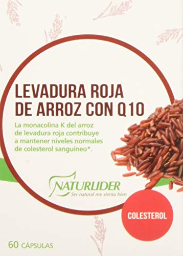 Naturlider Levadura roja de Arroz con Q10-60 Cápsulas