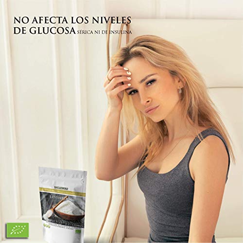 NATURSEED - Eritritol Ecológico Bio 100% Natural - Sustitutivo del azúcar con 0 Kcal - Apto Para Todas Las Dietas - Paleo - Keto - NO GMO (1 KG)