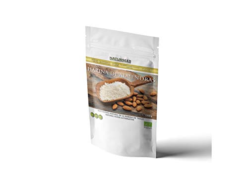 NATURSEED - Harina de Almendras Española - Alta en Proteinas y Baja en Carbohidratos - Sin Gluten - No GMO- Apta para Dietas Keto - Paleo - Low Carb - Reposteria - Panes (1000GR)