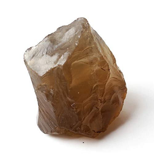 NBKLS 1PC Natural del Cuarzo Ahumado de Cristal en Bruto Piedra en Bruto Piedra Preciosa de Mineral de muestras Irregular de Cristal Decoración de Reiki (Color : Smoky Quartz 81 100g)