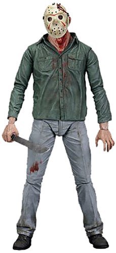 NECA - Friday The 13th, Parte 3 Jason Battle Damage Viernes 13, Figura de 18 cm (NEC0NC39783)