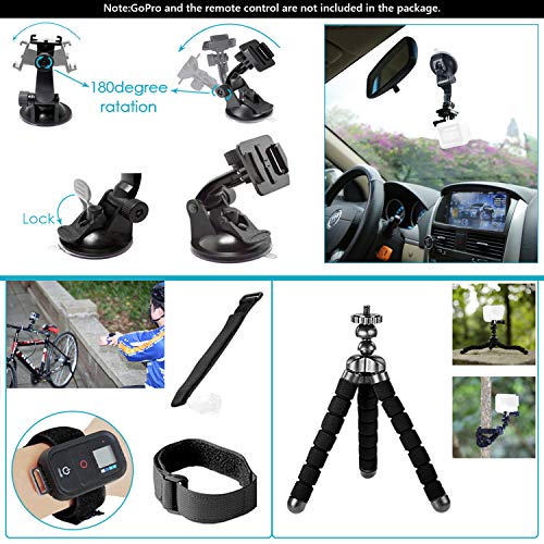 Neewer 50-en-1 Accesorios de Cámara de Acción Kit para GoPro 8 GoPro Hero 7 6 5 4 Hero Session 5 Apeman DJI OSMO Action SJ6000 DBPOWER AKASO VicTsing Rollei Lightdow Campar