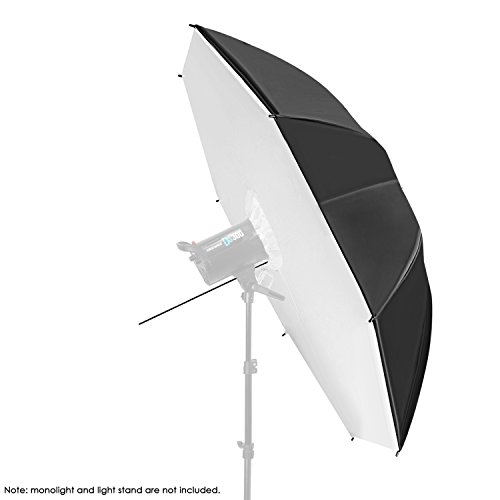 Neewer- Parasol Softbox Plegable Reflectante de Luz Estudio fotográfico para Neewer Godox CowboyStudio, StudioPRO Strobe Monolight y flash externo Speedlite,  43 pulgadas/109 centímetros