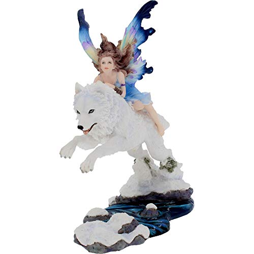 Nemesis Now Free Spirit - Figura Decorativa (31 cm, 27 cm), Color Blanco