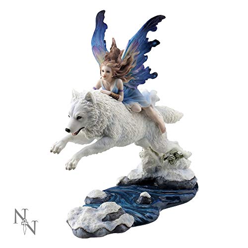 Nemesis Now Free Spirit - Figura Decorativa (31 cm, 27 cm), Color Blanco