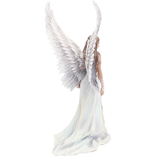 Nemesis Now Spirit Guide Anne Stokes - Figura decorativa (24 cm), color blanco