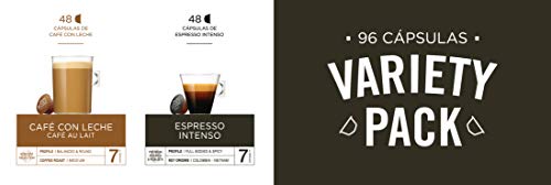 Nescafé Dolce Gusto Variety Pack, 3 Estuches Espresso Intenso Y 3 Estuches Café Con Leche