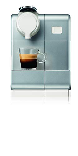 Nespresso De'Longhi Lattisima Touch Animation EN560.S - Cafetera monodosis de cápsulas Nespresso con depósito de leche, 6 recetas seleccionables, 19 bares, apagado automático, color plata