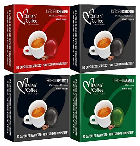 Nespresso Profesional Capsulas Compatibles - Degustación 3 Variedades - 200 cafés