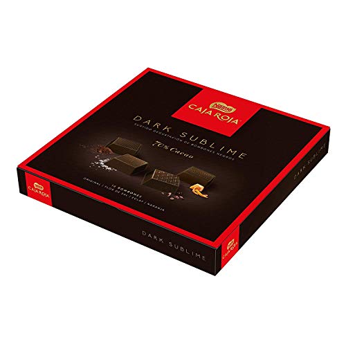 NESTLÉ CAJA ROJA Dark Sublime - Estuche de bombones 114g