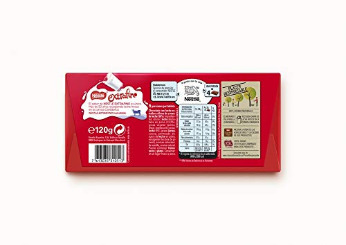 Nestlé Extrafino La Lechera Chocolate con Leche Condensada - Tableta de Chocolate - 25x120g