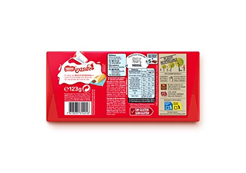 Nestlé Extrafino - Pasión de Almendras -Tableta De Chocolate Con Leche Y Almendras - 123 g