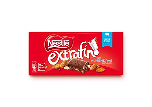 Nestlé Extrafino - Pasión de Almendras -Tableta De Chocolate Con Leche Y Almendras - 123 g