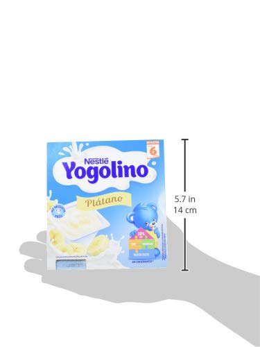 Nestlé iogolino - Plátano - A Partir de 6 Meses 4 x 100 g - Pack de 3