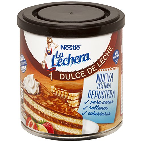 Nestlé La Lechera Dulce de leche, Leche condensada - Lata de leche condensada abre fácil - Caja de 12 x 397 g