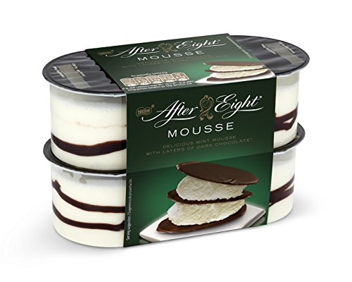 Nestlé Mousse After Eight y Chocolate Negro - 4x 57 g (Total 228 g)