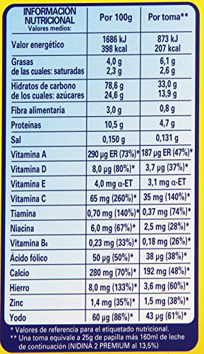 Nestlé - Multicereales con galleta María - Papilla de cereales instantánea de fácil disolución 500 gr - Pack de 3 (Total 1500 grams)