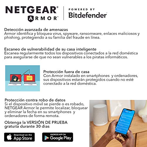 Netgear Orbi WiFi Mesh AC3000 RBS50, repetidor WiFi adicional, cobertura tribanda de hasta 175 mq